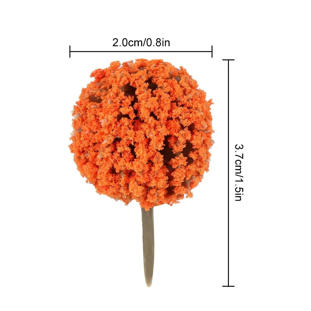 Set de Modèles d'Arbres Miniatures ScenaFlor | 10 pièces | Pour Modélisme & Aménagement Paysager | Petits Arbres Décoratifs en Plastique