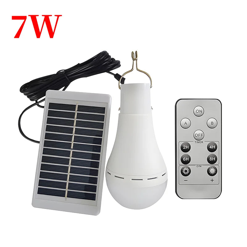 SolaGlow Lampe de Camping Solaire LED | Étanche & Rechargeable | Avec USB & Énergie Solaire | Pour Tente, Jardin & Urgences