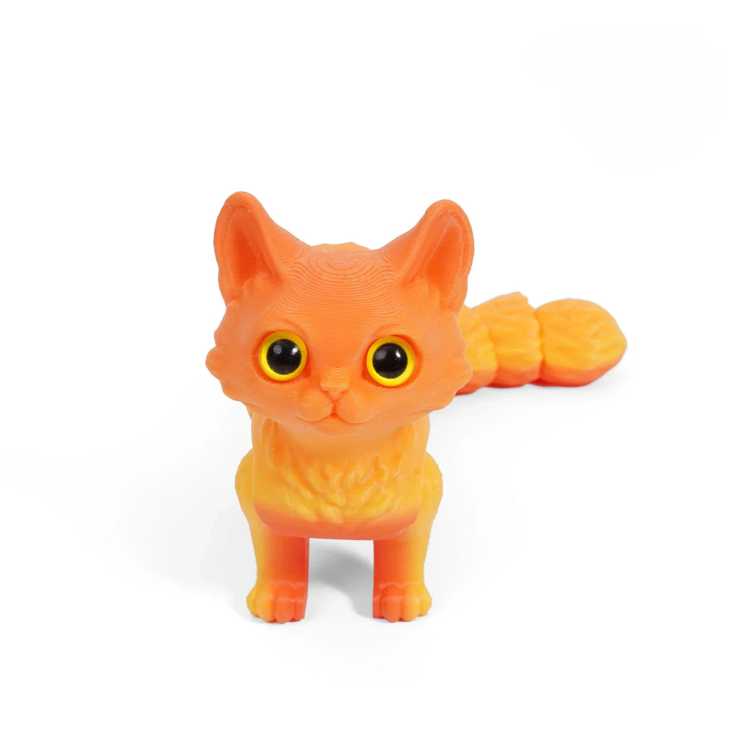 Figurine de chat 3D articulée | 12/16 cm | Déco & idée cadeau | Détails riches & flexible
