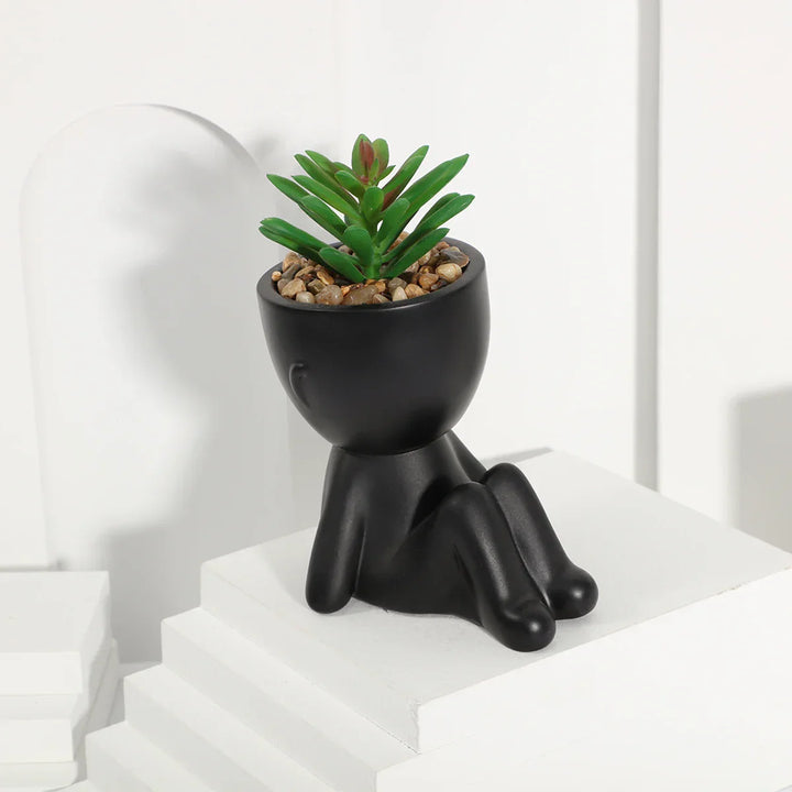 EverGreen Mini | Aloe artificielle en pot | Facile d'entretien & Toujours verte | Décor moderne