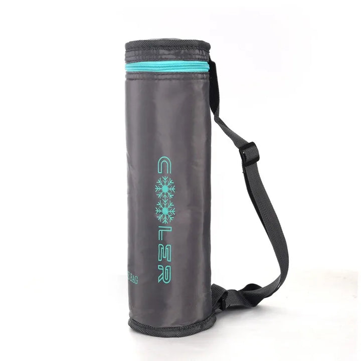 Cooltiva Sac à bouteille isolé 10×10×29 cm | Sac de refroidissement portable en tissu Oxford | Pour les voyages, le sport et les activités en plein air