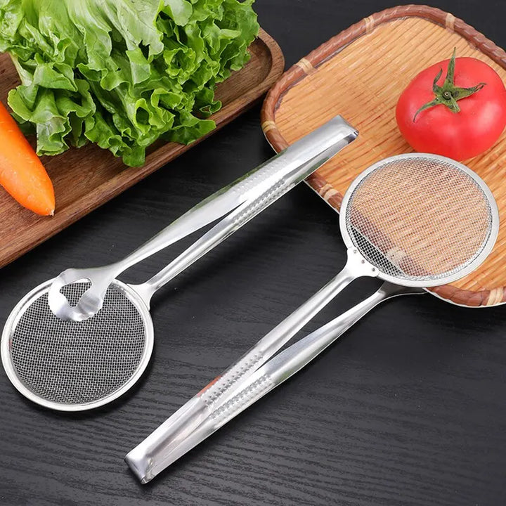 CulinaScoop Cuillère Filtrante en Acier Inoxydable | 28×10 cm | Polyvalente & Durable