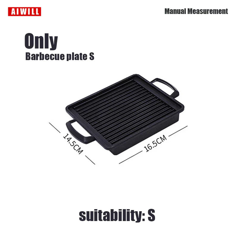 Koarento Gril à Charbon Portable | Gril de Table Coréen pour Extérieur & Intérieur | Réutilisable & Compact | Idéal pour BBQ & Camping