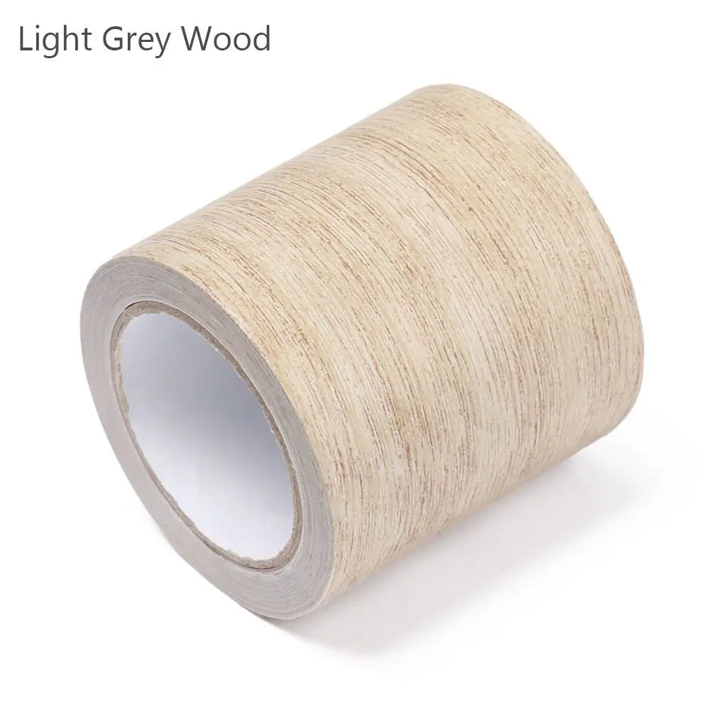 Ruban de réparation de meubles WoodFixx | Ruban décoratif en bois autocollant pour sols, meubles et plinthes