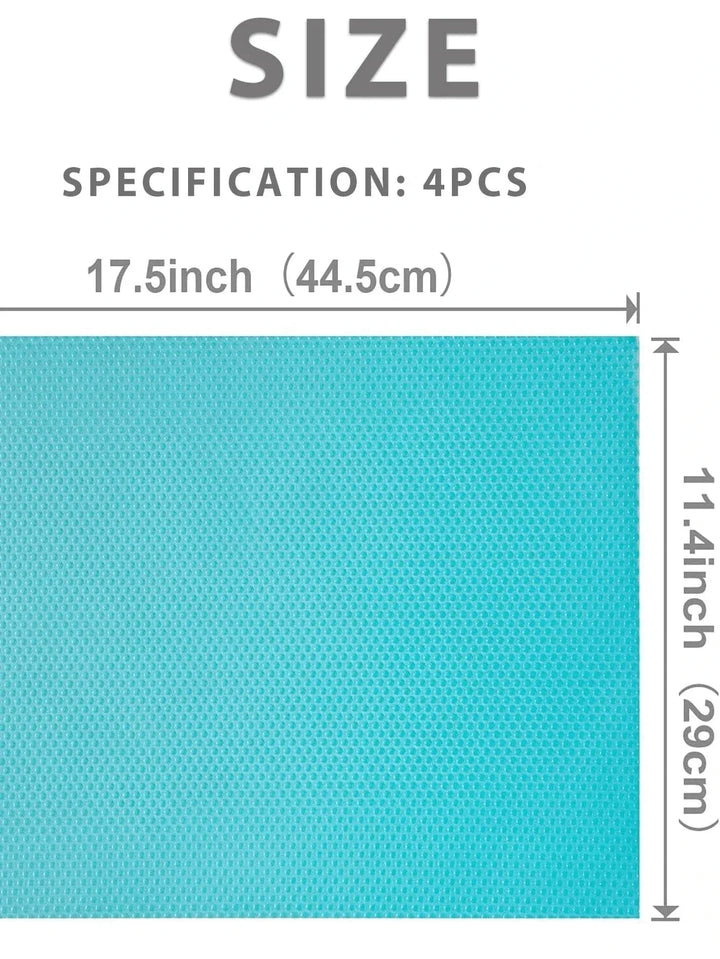 Tapis de réfrigérateur FreshLiner | 29×45 cm | Tapis découpables en EVA | Sans BPA | Pour réfrigérateur, tiroir et étagère