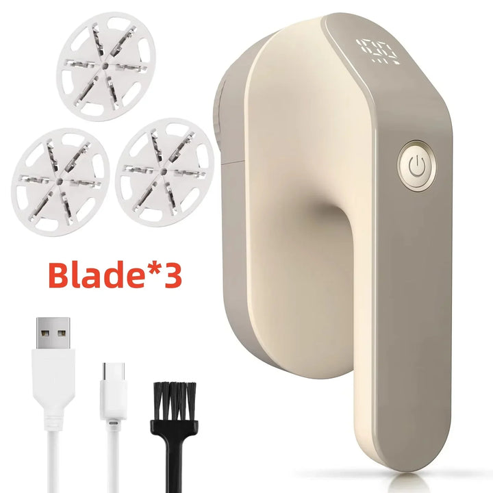 Texora Épilateur de peluches | Rechargeable | 3 Vitesses | Affichage LED | Batterie 2000 mAh