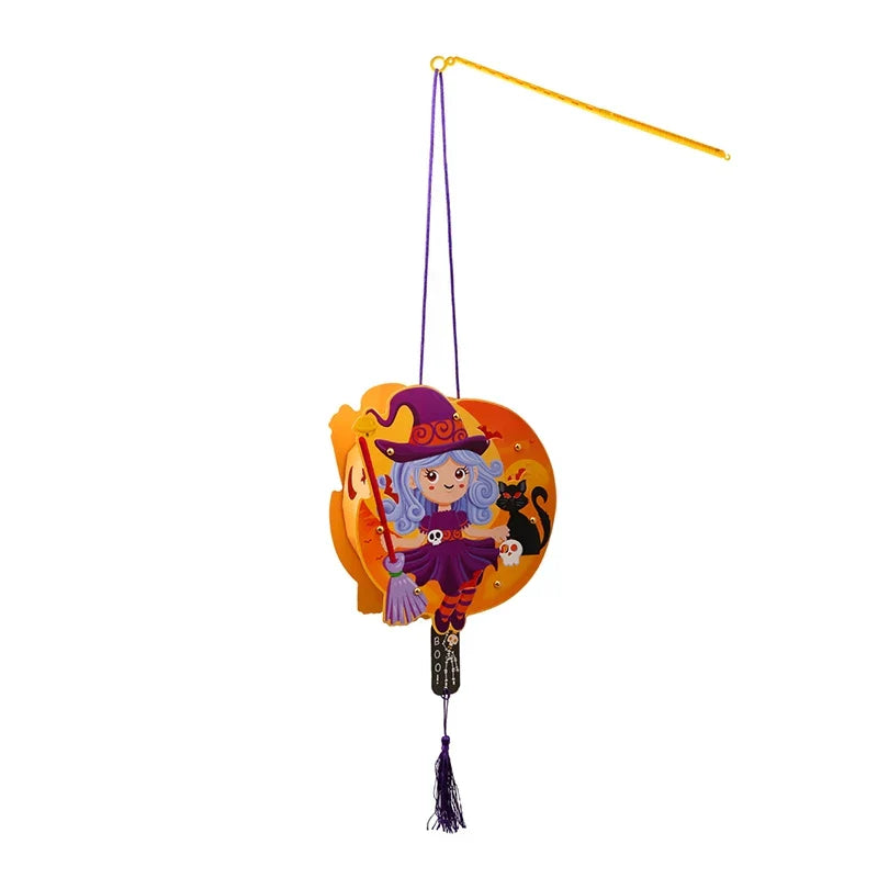 Lanterne Halloween PumpkinGlow | DIY Lanterne en Citrouille | Amusant pour les Enfants & Réutilisable | 5,6 × 12,6 cm