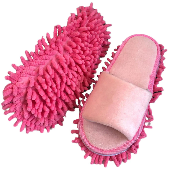 CleanSteps Chaussons en Microfibre | Chaussures 2-en-1 & Mop | Lavables & Antidérapants | Convient à tous les types de sols