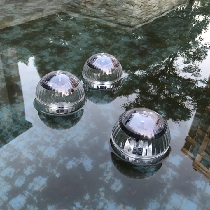 LumiGlobe Solar-Lampe Flottante | Changement de Couleur RGB | Boule LED Flottante IP65 | Pour Piscine, Étang & Jardin