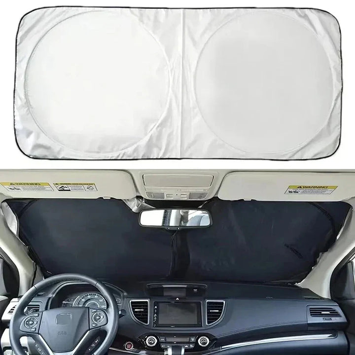 CoolGuard Pare-Soleil Auto | Pliable & Résistant à la Chaleur | Ajustement Universel | 150x70cm