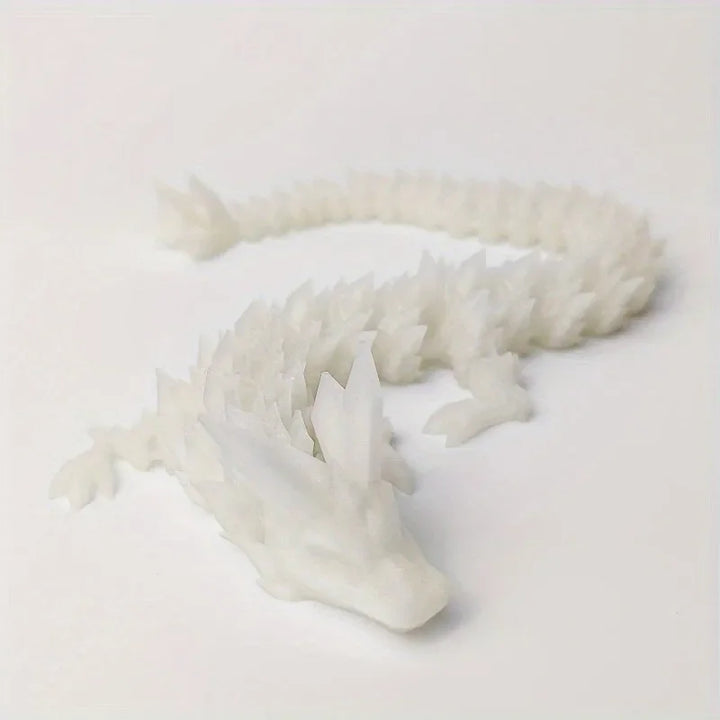 DracoLume Sculpture de dragon LED imprimée en 3D | 22 cm | Décoration lumineuse pour aquarium, chambre et bureau
