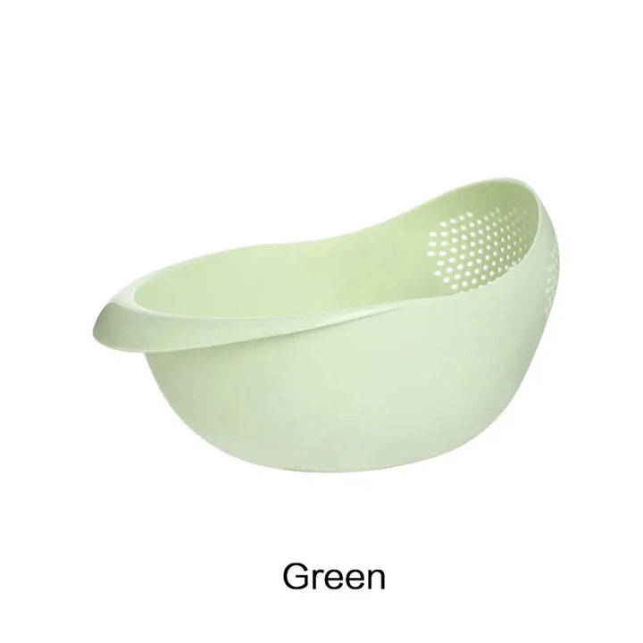 KlarSieb Passoire Multifonctionnelle | Passoire à Riz & Panier d'égouttage | Pour Fruits, Légumes & Riz | Design Ergonomique
