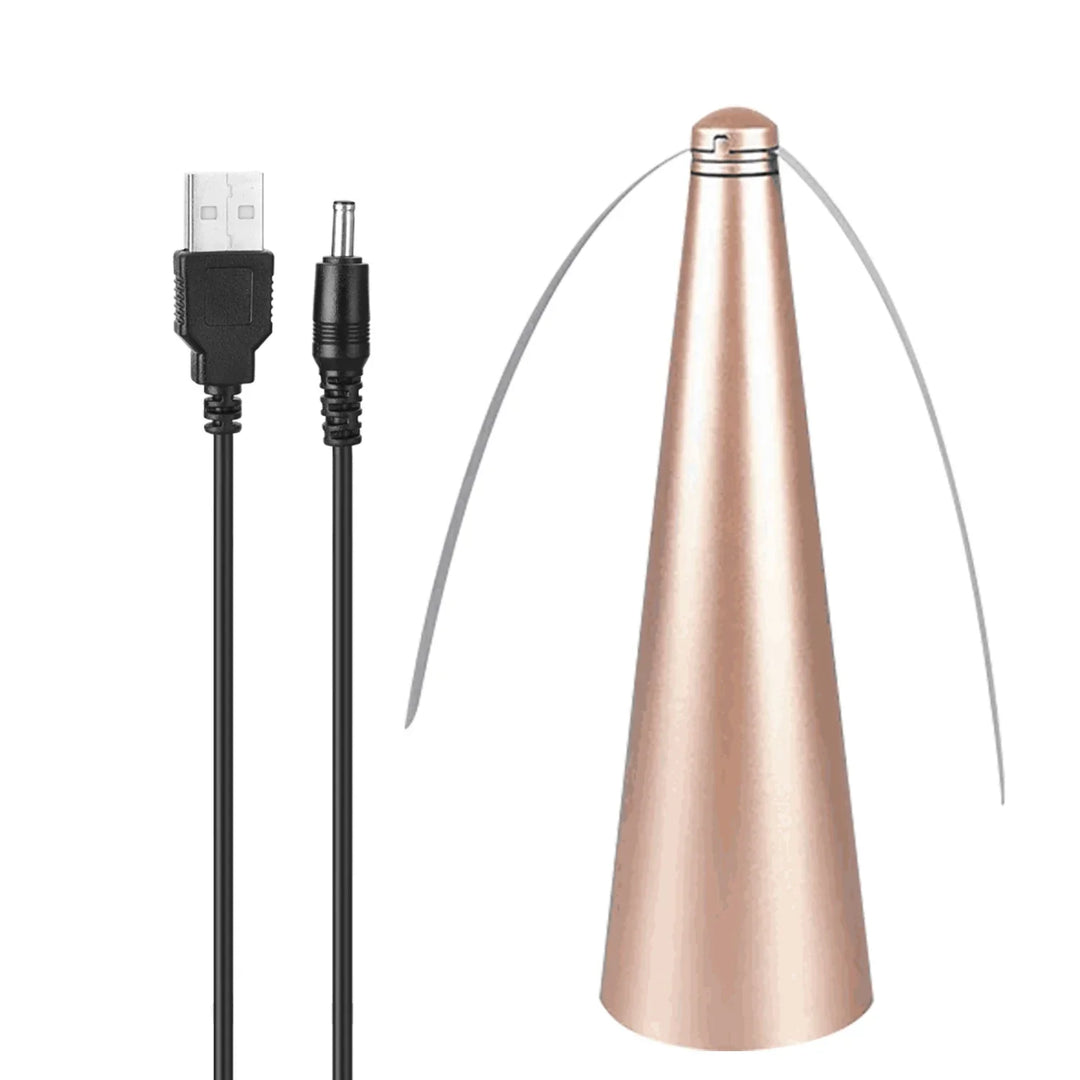 AeroLumen Naturguard Répulsif à Mouches Ventilateur de Table | Ventilateur Anti-Insectes Rotatif à 360° | Silencieux & Sûr | Pour Extérieur, Camping, Pique-Nique