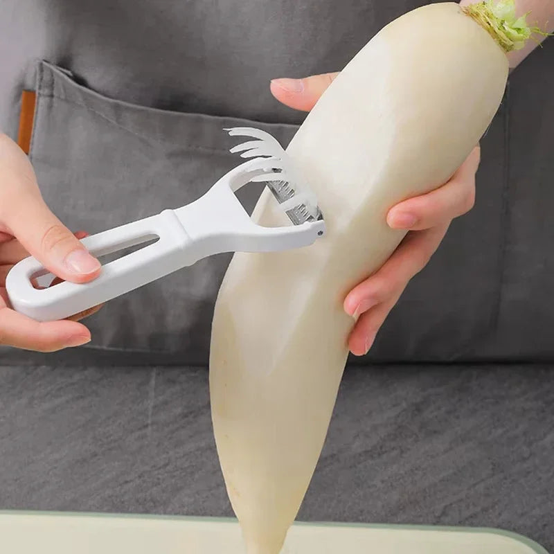 Râpe à légumes Julivita ProLine | Râpe manuelle avec lame en acier inoxydable | Pour carottes, pommes de terre & fruits | Fins bâtonnets Julienne uniformes