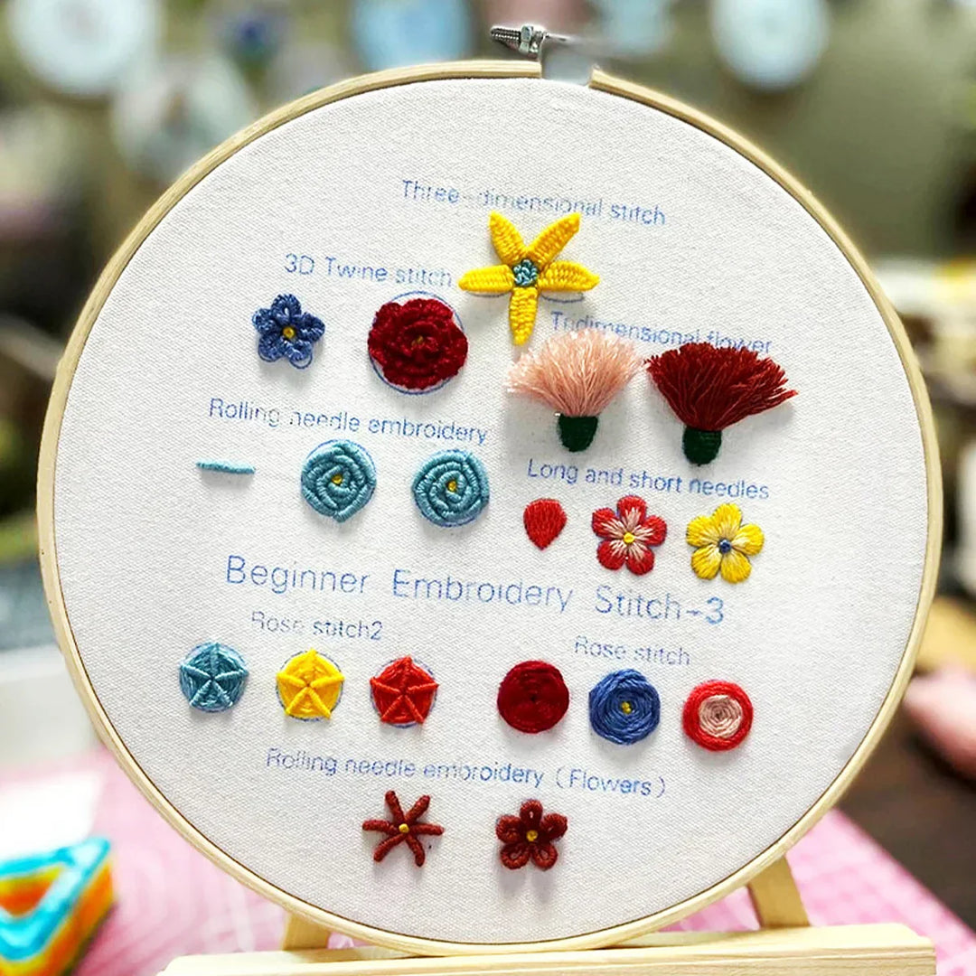 2+1 GRATUIT | CraftThreader - Ensemble d'exercices de point de broderie