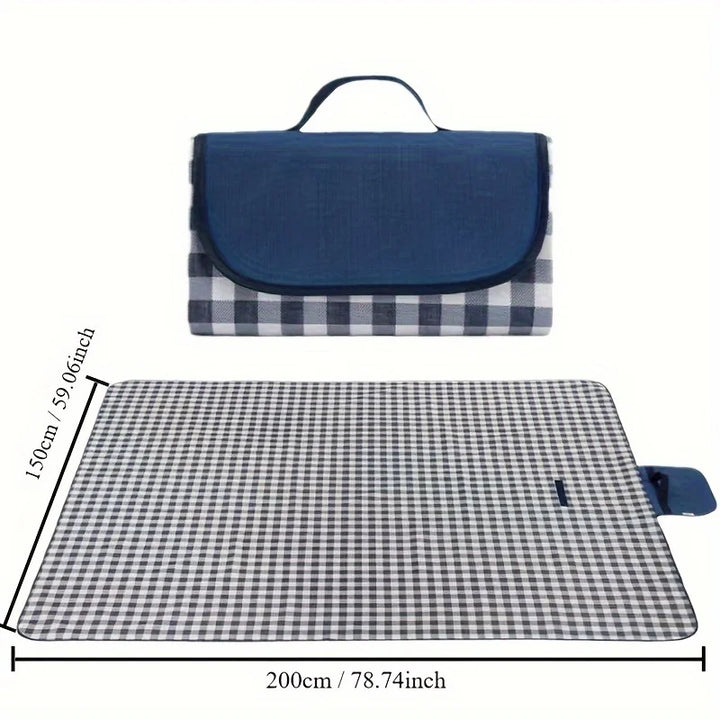 Couverture de pique-nique Travella | Imperméable & Résistante au sable | Extra Grande 203x145 cm | Pour la plage & en extérieur