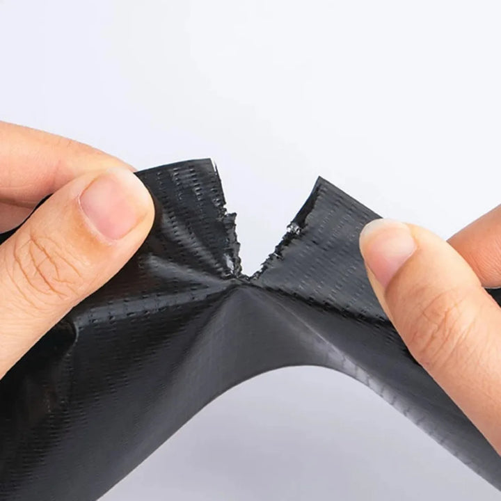LederFixx Ruban de Réparation en Cuir Autocollant | Matériau PU | Imperméable & Découpable | 5 cm × 5/10/20 m & 10 cm × 10 m | Noir