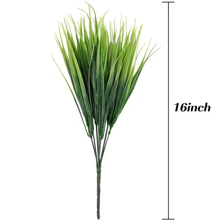 VERDEVA Plantes Vertes Artificielles | Ensemble de 2 | 7 branches par bouquet | Pour décoration intérieure et événements