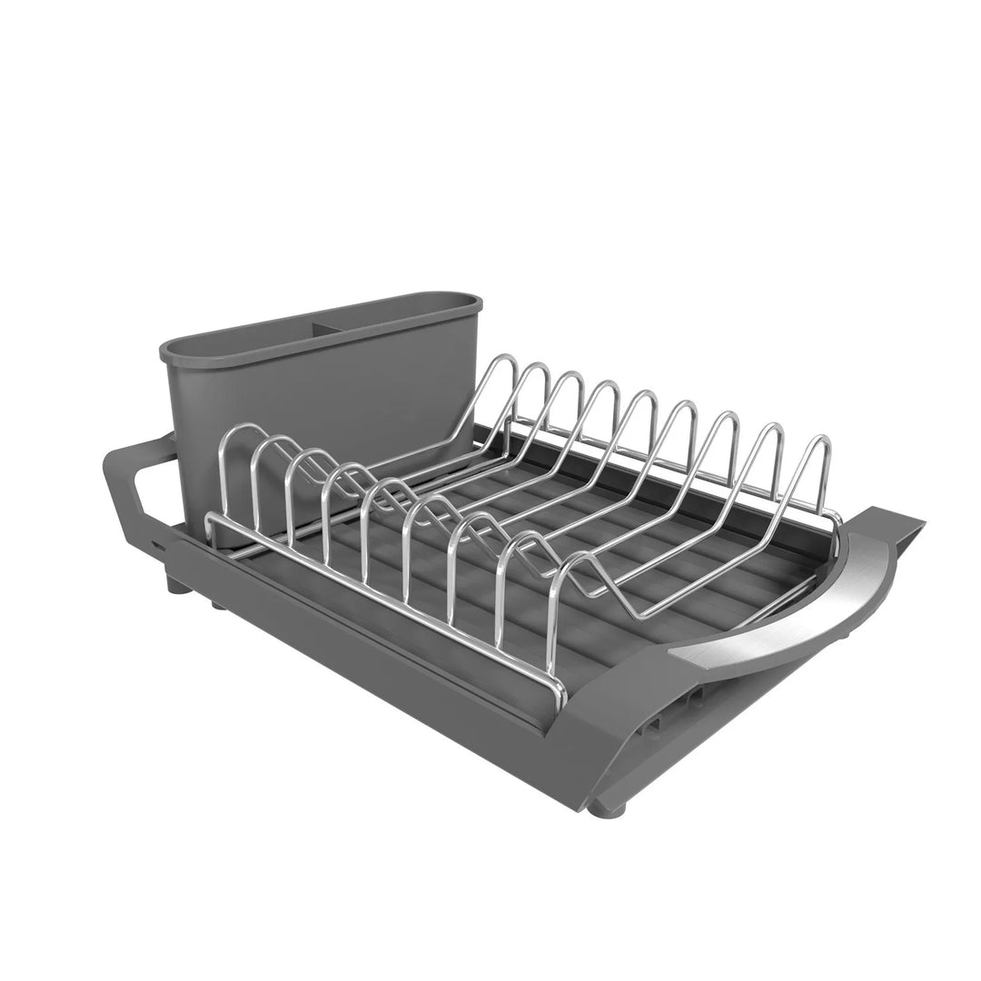 DryFlex Égouttoir télescopique | Extensible | Avec porte-couverts | Rangement de cuisine compact