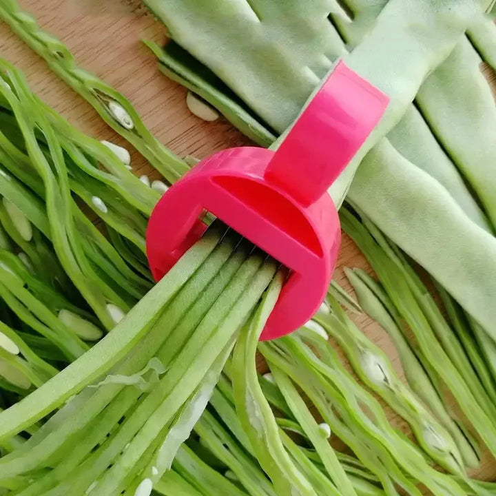 Coupe-haricots Snapilo BeanCut | Coupe-légumes en acier inoxydable pour haricots verts et légumes | Accessoire de cuisine avec fonction de décorticage | Compact et facile à nettoyer