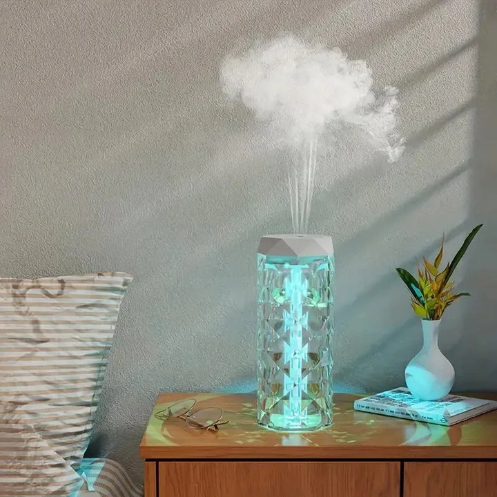Aromini Diffuseur d'Arome Portable | 400 ml | Humidificateur à Ultrasons | Lumière d'Ambiance LED | Fonctionnement USB