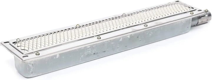 ThermaGrill Grill à gaz avec brûleur en céramique infrarouge | Acier inoxydable | Rectangulaire 41 × 8 × 5,8 cm | Sans fumée & Énergétiquement efficace | Pour la gastronomie & en extérieur