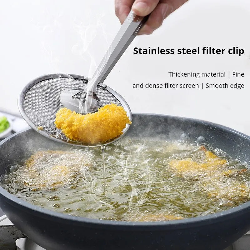 CulinaScoop Cuillère Filtrante en Acier Inoxydable | 28×10 cm | Polyvalente & Durable