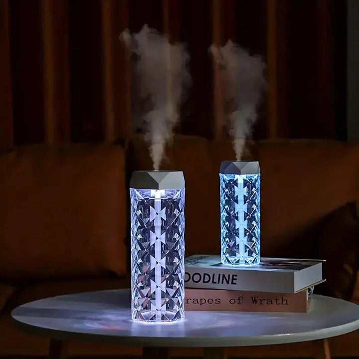 Aromini Diffuseur d'Arome Portable | 400 ml | Humidificateur à Ultrasons | Lumière d'Ambiance LED | Fonctionnement USB