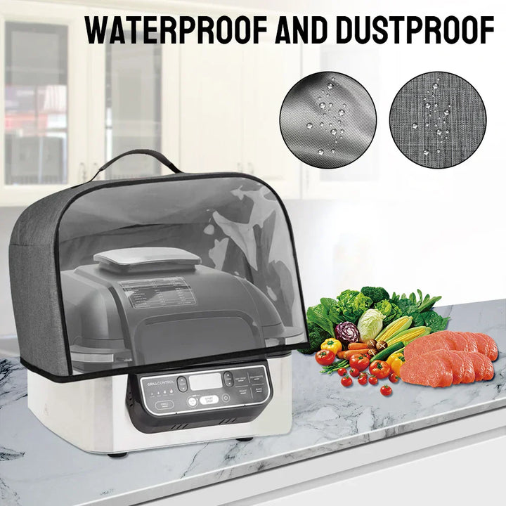 Housse de protection pour cuisine - Housse pour grille-pain et Airfryer | Protection contre la poussière avec poches | Imperméable et lavable | Pour Ninja Foodi Grill, Airfryer, Grille-pain et Micro-ondes