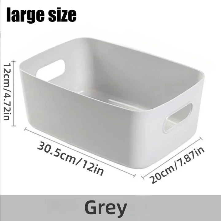 Boîte de rangement Orglino en PP | Empilable & Polyvalente | Pour la salle de bain, la cuisine, le maquillage & le bureau | En 3 tailles & 3 couleurs
