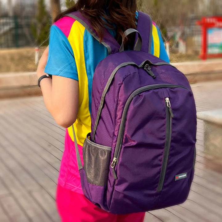 Trekparo Sac à Dos Pliable | 30L Ultra Léger & Imperméable | Pour Randonnée, Camping & Voyage | Sac à Dos Unisexe
