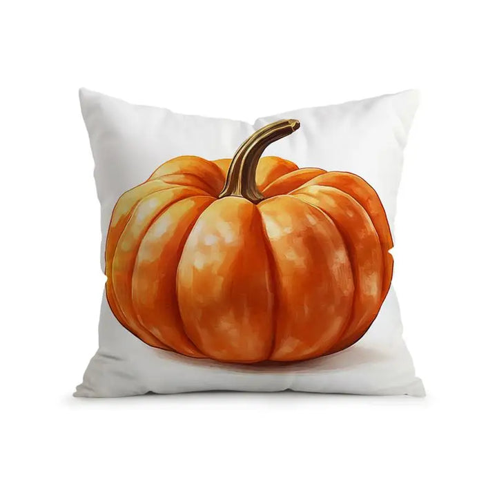 Housse de coussin CosyGratitude | Motif de gratitude automnal | Velours Peach Skin | 45×45 cm