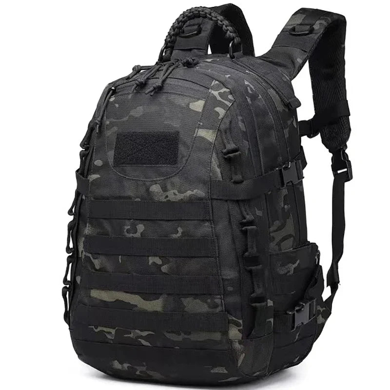 TrekNexus 35 L Sac à dos de randonnée pour hommes | Sac à dos de trekking tactique 48 × 33 × 22 cm | Camping en plein air, pêche, chasse & sport avec système MOLLE