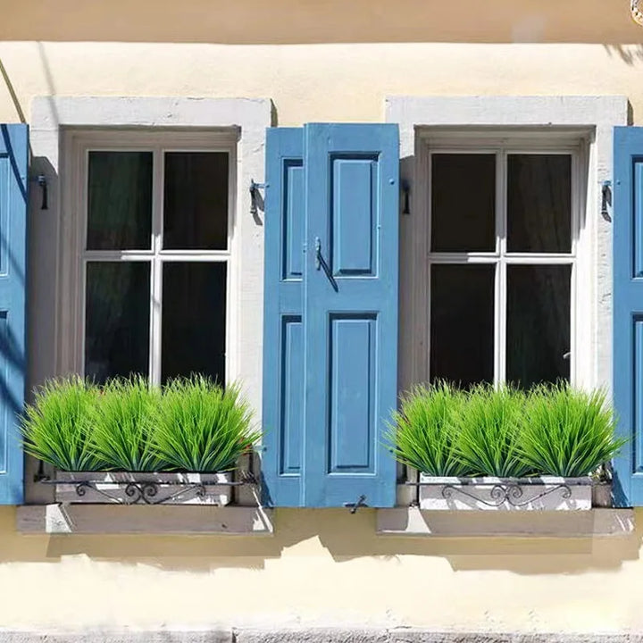 VERDEVA Plantes Vertes Artificielles | Ensemble de 2 | 7 branches par bouquet | Pour décoration intérieure et événements