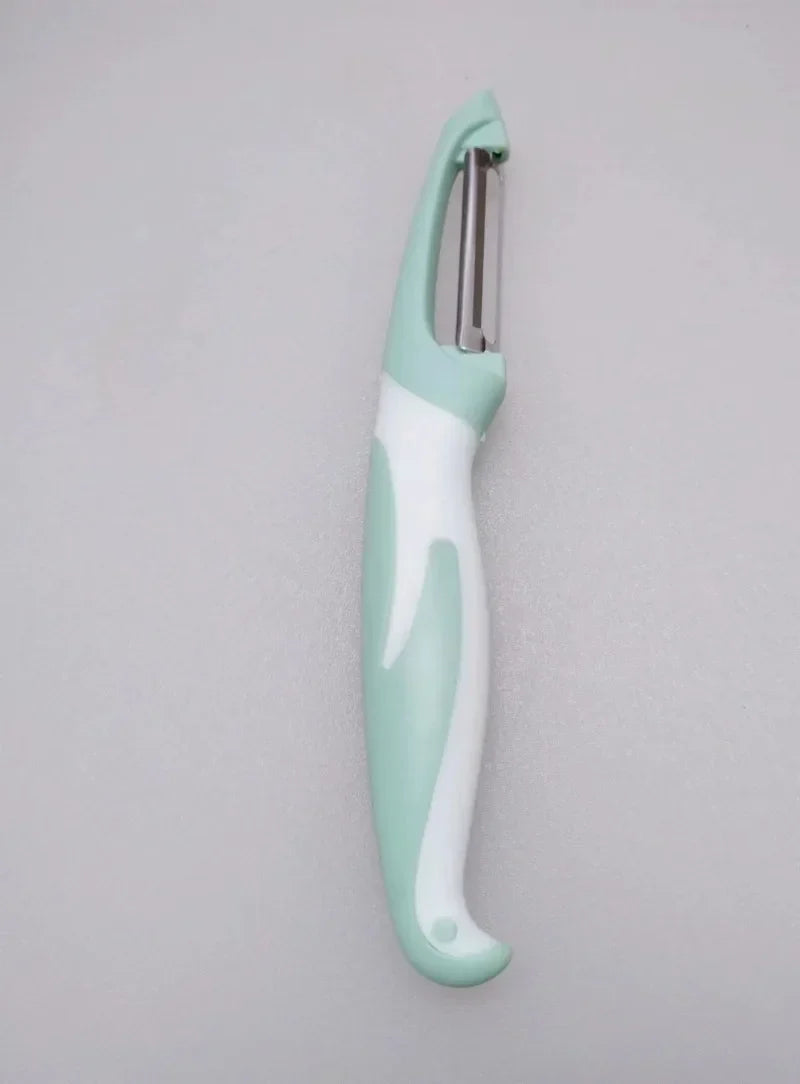 Peelino Éplucheur à légumes avec lame en acier inoxydable et poignée ergonomique | 18,3 × 2,4 cm | Pour fruits et légumes | Compatible lave-vaisselle