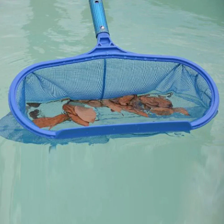 AquaSift Écope de piscine avec tige télescopique | Écope à feuilles pour piscine & étang | Maille robuste | Nettoyage pour piscine & spa