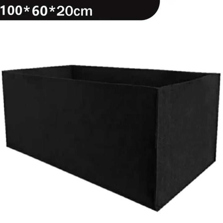 Florabrix Sac de Plante | Sac de Plante Rectangulaire en Tissu Non Tissé | Avec Poignées & Drainage | Pour Légumes, Fleurs & Herbes