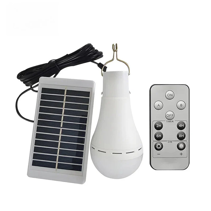 SolaGlow Lampe de Camping Solaire LED | Étanche & Rechargeable | Avec USB & Énergie Solaire | Pour Tente, Jardin & Urgences