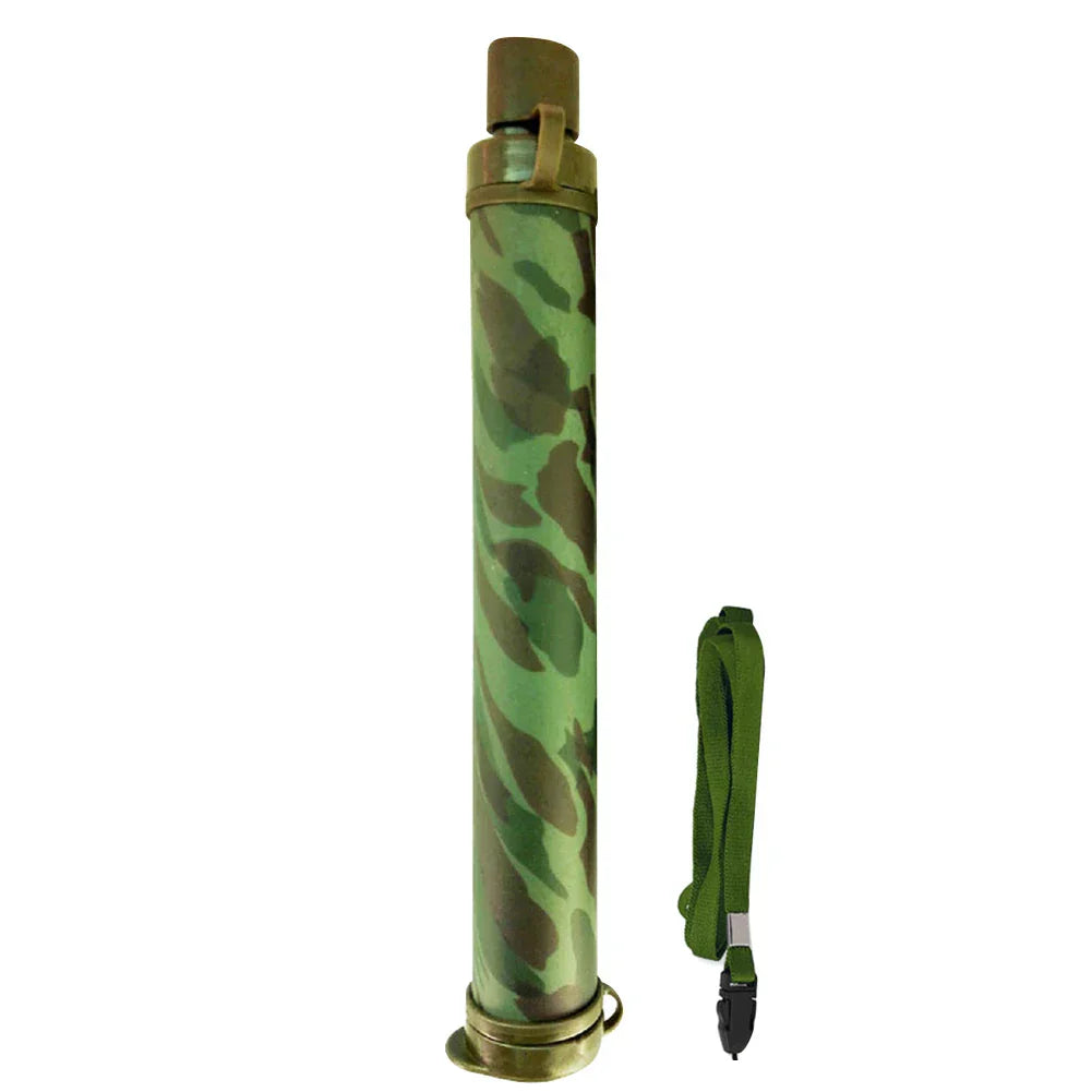 Filtre à eau extérieur PureTrek Survival | Capacité de filtration de 5000 L | Système de filtration en 4 étapes | Compact et robuste