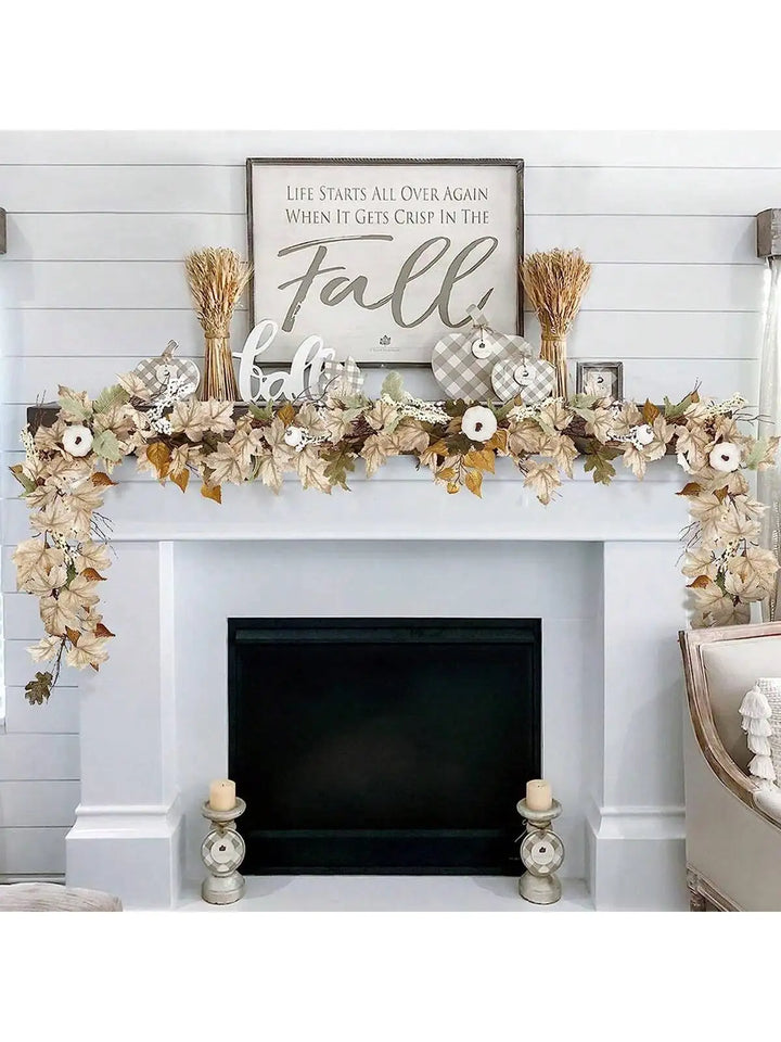 LeafLoom | Guirlande suspendue en feuille d'érable | Décoration d'automne pour l'intérieur et l'extérieur