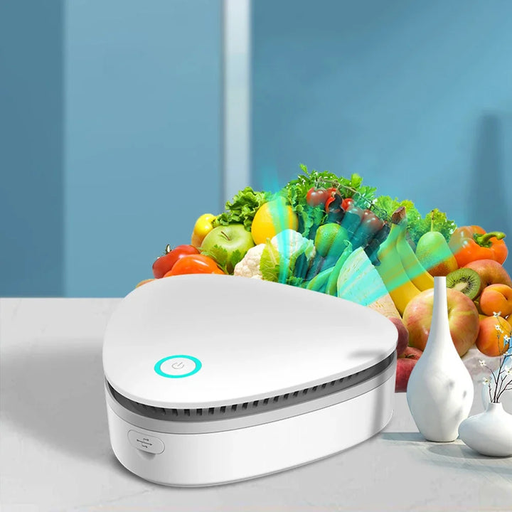 Mini Purificateur d'Ozone PureZone 360 | Stérilisateur Portable & Éliminateur d'Odeurs | Batterie 1800 mAh | Pour Réfrigérateur, Armoire & Voiture