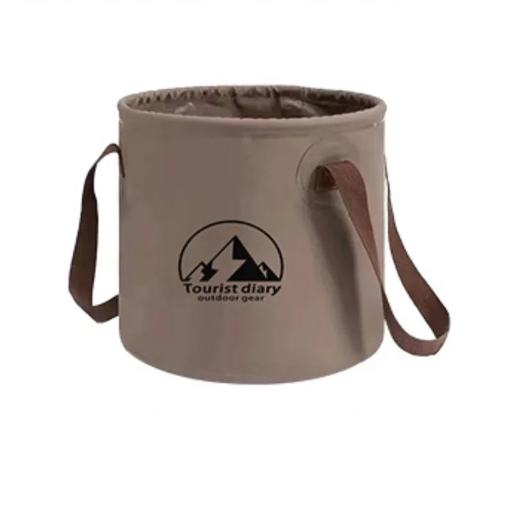 PackSink Seau Pliable pour Extérieur | Étanche & Portable | 10L / 20L | Pour Camping, Pêche, Voyage & Jardin