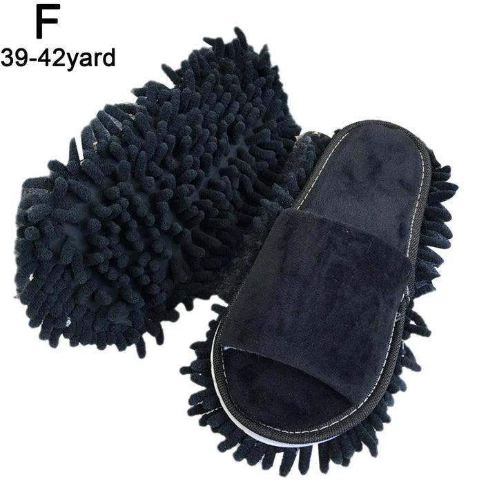 CleanSteps Chaussons en Microfibre | Chaussures 2-en-1 & Mop | Lavables & Antidérapants | Convient à tous les types de sols