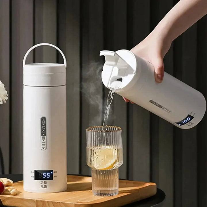 Bouilloire de voyage électrique | 500 ml | Mini théière avec LCD | Pour le thé et le café en déplacement