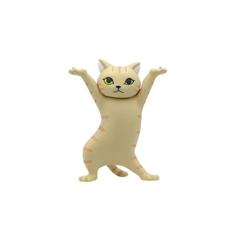 Figurine de Chat Dansant MiauMents | Décoration Miniature Amusante | Figurine de Collection & Décoration de Gâteau