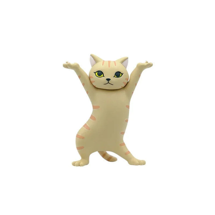 Figurine de Chat Dansant MiauMents | Décoration Miniature Amusante | Figurine de Collection & Décoration de Gâteau
