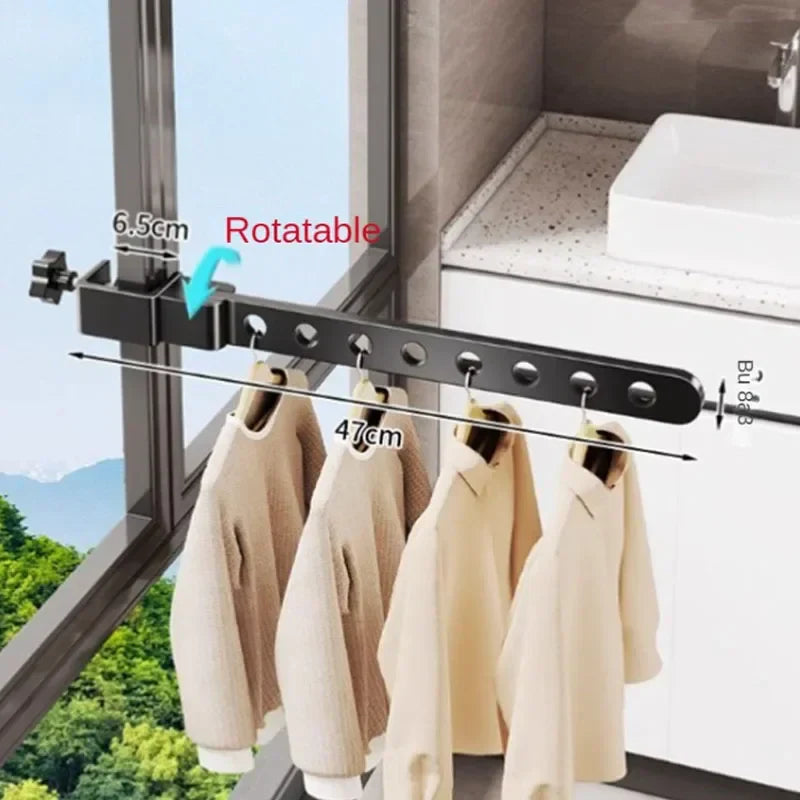 RaumFlex Séchoir mural | Pliable & Réglable | Gain de place & Résistant | Idéal pour vêtements & Serviettes