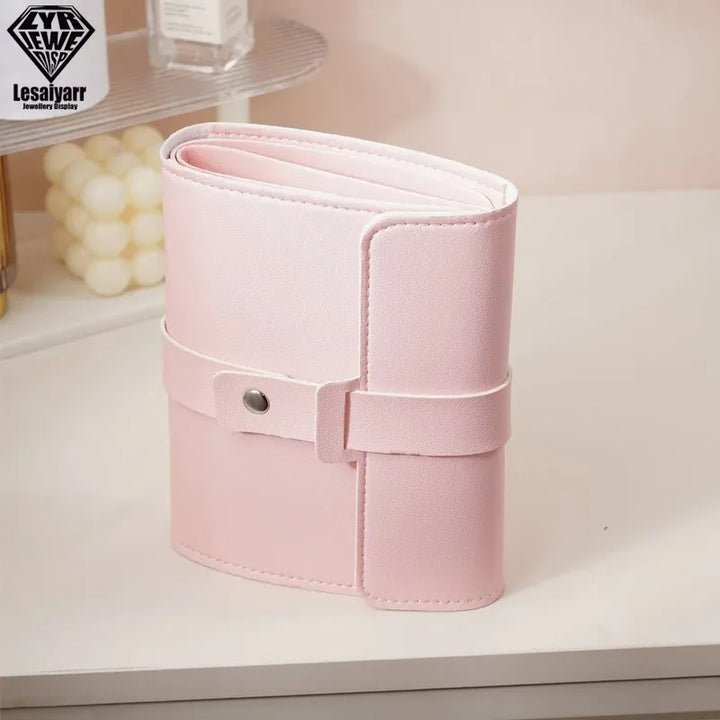 Organisateur de Boucles d'Oreilles LUXBOOK | Design Livre | Cuir PU | Grande Capacité & Portable