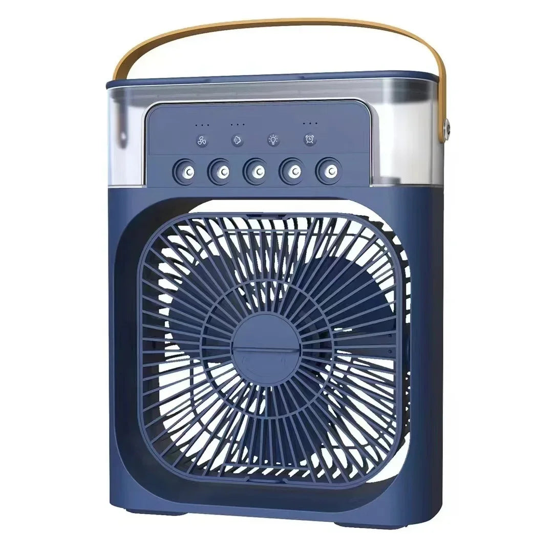 Refroidisseur d'air BrisaAir | Ventilateur à 3 vitesses & humidificateur d'air | Avec minuterie & lumière LED | Réservoir de 600ml