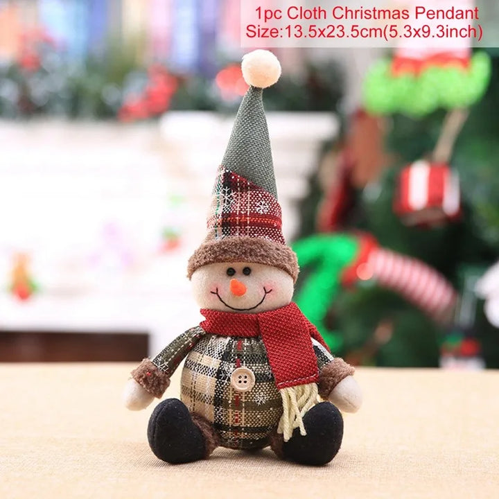 Figurine de décoration du Père Noël | Décoration de table & idée cadeau | Décoration festive de Noël